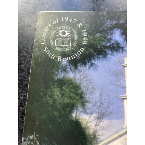 Vtg Amherst College 50th Reunion Book May 28-June 1 1997 Letter From Tom Gerety - Picture 2 of 9